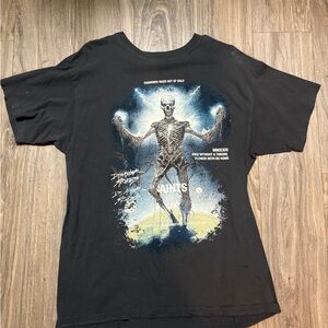 Fashion Nova Black Skeleton Graphic Tee